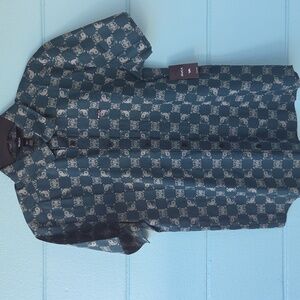 NWT "RVCA" Kimura" Men's Short Sleeve Shirt Size Medium